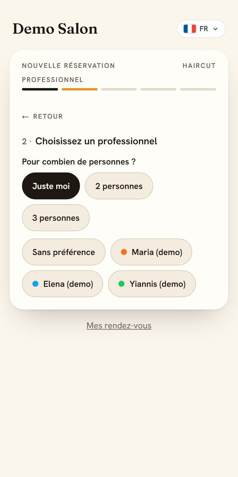 Choisissez un professionnel