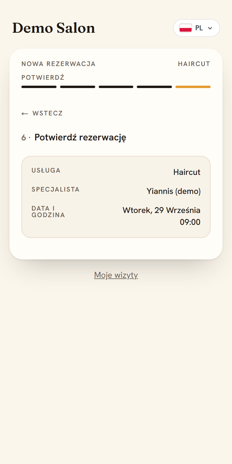Sprawdź i potwierdź
