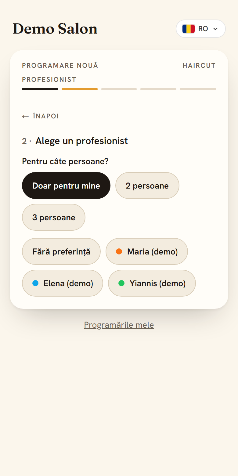 Alege un profesionist
